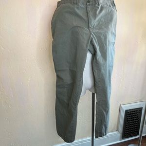 Patagonia men’s twill pants in EUC size 40, soft olive shade